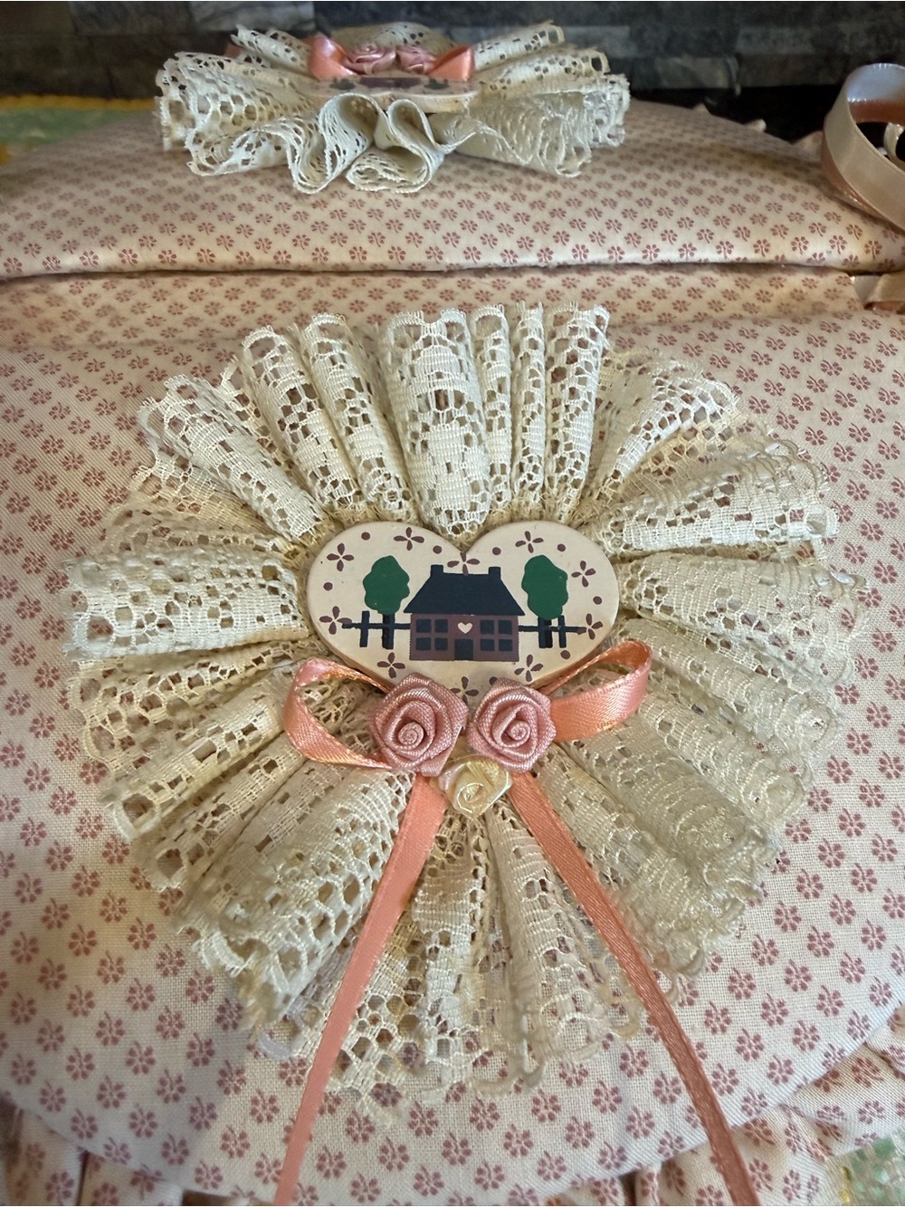 Vintage Cottage Core Cushioned Fabric Set